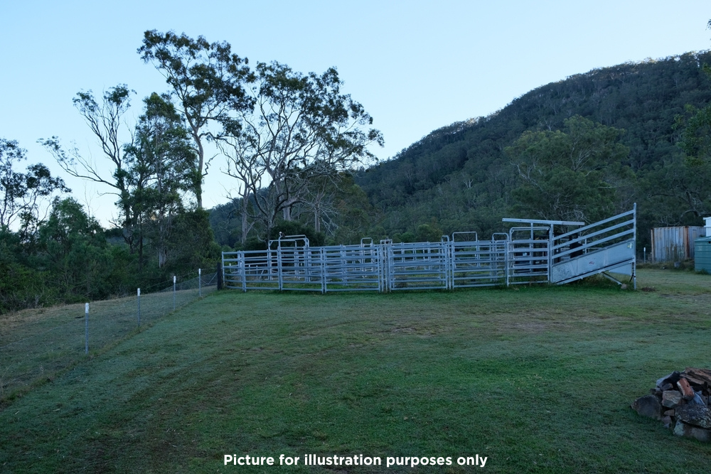 Cattle Farm Fencing Gate in Hunter Valley NSW Australia